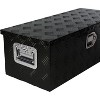 30 Inch Heavy Duty Aluminum Tool Box,Stripes Plated Trailer Tool Box, for Truck Car Pickup RV ATV Waterproof Storage Tools Organizer - 3 of 4