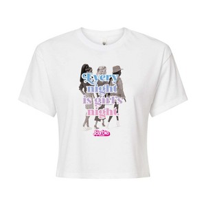 Women's - Barbie - Every Night Is Girls Night Cropped Graphic T-Shirt - 1 of 4