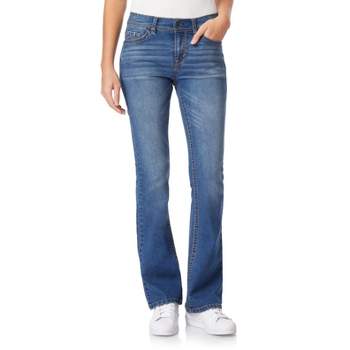 WallFlower Women's Legendary Bootcut Mid-Rise Insta Stretch Juniors Jeans (Standard and Plus), Trixie, 9