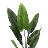Syemin Artificial Plants Artificial Plant 37" Tall Aureum Tree Home Decor Fake Plant Faux Plants Indoor Outdoor Fall Decoration, Green, 26"*24"*36.5" - 3 of 4