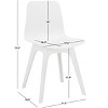Damiano Molded Plastic Dining Chair (Set of 2) - SFV6901 - Safavieh Couture - 4 of 4