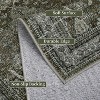 Washable Rugs Nursery Distressed Vintage Office Carpet Oriental Home Decor Low Pile Neutral Soft Area Rug Non Slip Farmhouse Floor Cover - 4 of 4