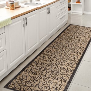 JONATHAN Y Madrid Vintage Filigree Textured Weave Indoor/Outdoor Area Rug - 1 of 4