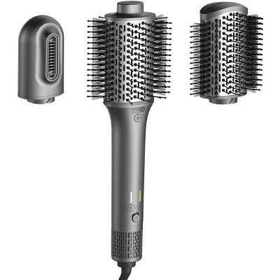TYMO Airexcel High Speed Hot Air Brush Hair Dryer - Silver - 1250 Watt