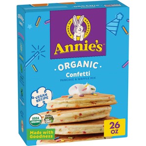 Annie's Homegrown Birthday Confetti Pancake & Waffle Mix - 26oz - 1 of 4