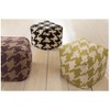 Mark & Day Grobebersdorf 18"H x 18"W x 18"D Modern Black Pouf - 2 of 4