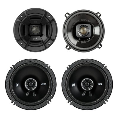 Polk Audio 5.25" 300W Car/Marine ATV Speakers, Pair + 6.5" 240W Speakers, Pair