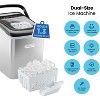 Iceman Dual-Size Countertop Bullet Ice Machine w/ 1.3lb Capacity - Stainless Steel - 2 of 4