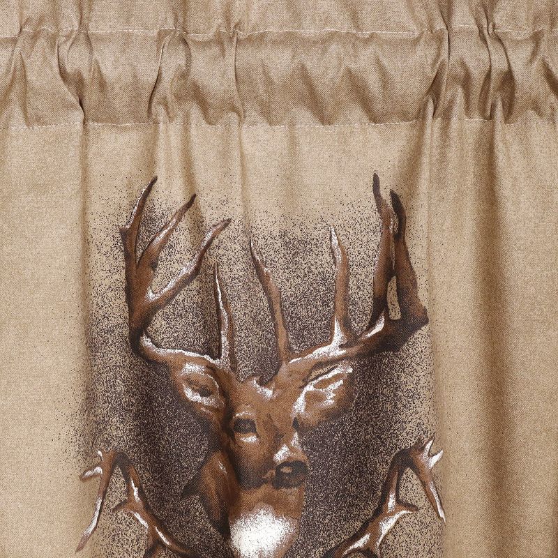Blue Ridge Trading Whitetail Ridge Valance Inches, Animal Theme Valance Curtain for Bedroom, Kitchen, Living Room & Farmhouse - Indoor & Outdoor Decor, 4 of 7