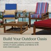 Honeycomb Outdoor Midback Dining Chair Cushion - image 3 of 4