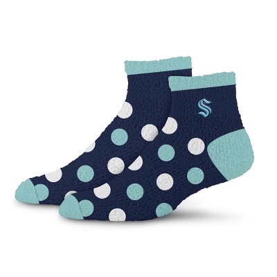 NHL Seattle Kraken Dotty Fuzzy Socks - One Size Fits Most