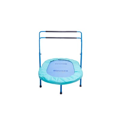 Choose from Red or Blue Mini Trampoline with Handle Bar for Toddlers by SkyBound