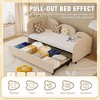 Kumasinova Twin Size Velvet Upholstered Daybed with Trundle,Twin Bed Frames for Kids,Modern Sofa Bed Frame for Bedroom & Living Room - 4 of 4