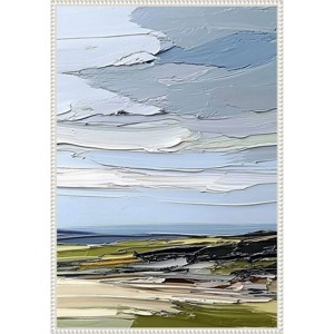Amanti Art Landscape Print I by Tradelink Inhouse Artist Framed Canvas Wall Art - 1 of 4