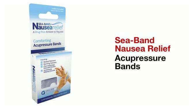 Seaband Nausea Relief Acupressure Wristbands - 2ct, 5 of 9, play video