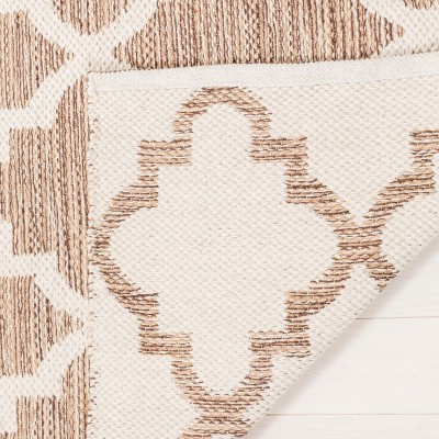 Coastal Breeze Beige Ivory Cotton Runner Rug 2'3" x 9'