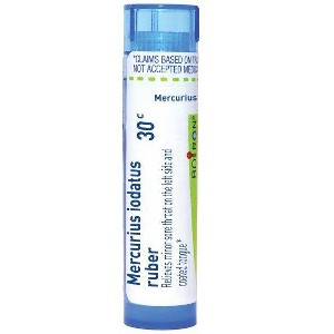 Mercurius Iodatus Ruber 30C by Boiron Homeopathic Single Medicine For Pain  -  80 Pellet - 1 of 4