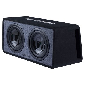 Memphis Audio PRXE12D1 Dual 12” Power Reference Series Loaded Enclosure 1-Ohm - 1 of 4