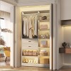 Besiost 40'' Freestanding Closet System with 10 Shelves, Closet Organizer - 2 of 4