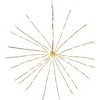 Kurt Adler Multifunction, Pre-Lit 3D Fairy Starburst Light with 120 LED Lights with Timer and Remote, Warm White, 12" - 3 of 4