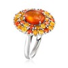 Ross-Simons Amber Ring With 1.90 ct. t.w. Orange and Yellow Citrine in Sterling Silver - 3 of 4