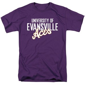 Men's University of Evansville Official Stacked T-Shirt Stacked - 1 of 4