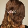 Unique Bargains Women's Bride Wedding Rhinestone Hair Combs 4 Pcs - 2 of 4