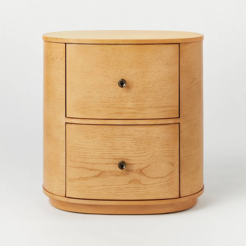2 Drawer Nightstand Brown - Threshold&#8482; designed with Studio McGee, 4 of 7