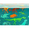 Blue Panda 3 Pack Dinosaur Tablecloth for Birthday Party Supplies, Classroom Party, Disposable Table Cover, Green (54 x 108 In) - 4 of 4