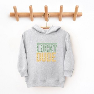 The Juniper Shop Block Checkered Lucky Dude Toddler Graphic Hoodie - 1 of 3