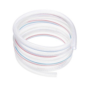 Unique Bargains Clear Braided Tube High Pressure Industrial Tubing 1 Pc - 1 of 4