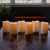 LumaBase Battery-Operated LED Pillar Candles - Set of 6 - 4 of 4