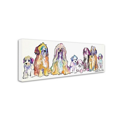 Trademark Fine Art -Pat Saunders-White 'The Gang' Canvas Art