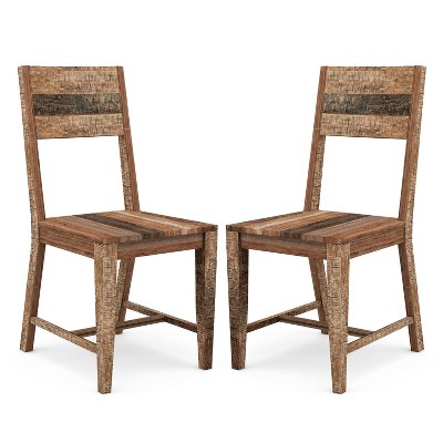 Mango wood dining chairs discount