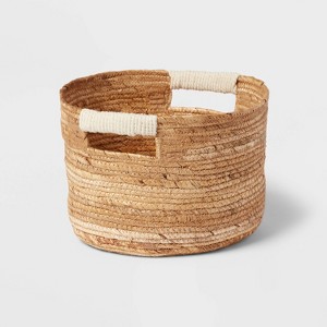 Woven Round Banana Sewing Basket - Brightroom™ - 1 of 3
