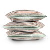 Ninola Design Moroccan Tropic Stripes Outdoor Throw Pillow Green/Pink - Deny Designs - 3 of 3