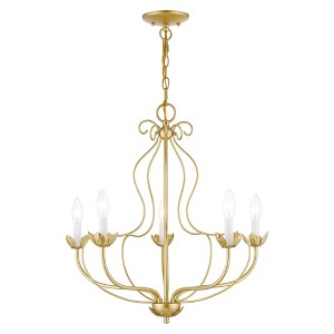 Livex Lighting Katarina 5 - Light Chandelier in  Soft Gold - 1 of 1