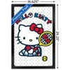 Trends International Hello Kitty and Friends: 21 Sports - Kitty Tennis Framed Wall Poster Prints - 3 of 4