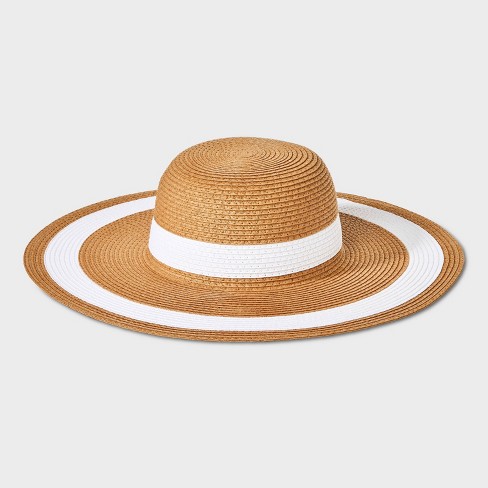 Packable Straw Floppy Hat - Shade & Shore™ White : Target