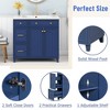 Whisen 36" Bathroom Storage Cabinet Bathroom Vanity with Resin Sink,2 Drawers and Adjustable Storage Shelf - 4 of 4
