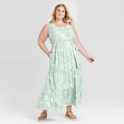 target tiered maxi dress