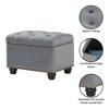 Designs4Comfort 5th Avenue Storage Ottoman - Breighton Home - 4 of 4