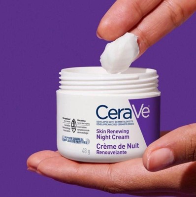 CeraVe Skin Renewing Night Cream Face Moisturizer - 1.7 fl oz : Target