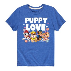 Boys' - Paw Patrol - Puppy Luv Short Sleeve Graphic T-Shirt - 1 of 4