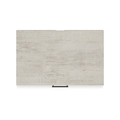 Gray Oak Grain 5-Drawer Farmhouse Dresser