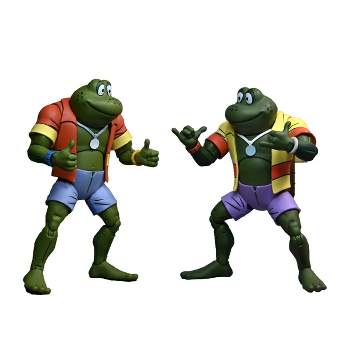 Teenage Mutant Ninja Turtles (Cartoon) - Napoleon & Atilla Frog  7" Action Figure - 2pk