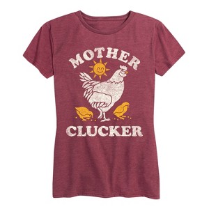Women's - Instant Message - Mother Clucker Short Sleeve Graphic T-Shirt - 1 of 4