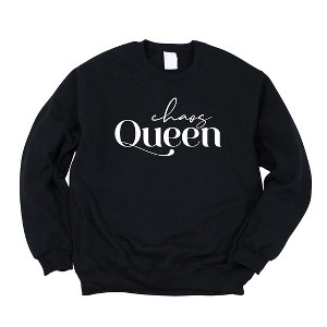 Simply Sage Market Women's Graphic Sweatshirt Chaos Queen - 1 of 3