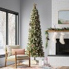 9' Pre-Lit Slim Douglas Fir Artificial Christmas Tree White Led Lights Connected Pole - Wondershop™ - 2 of 4