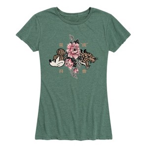 Women's - Disney - Mickey Year of The Tiger Design Short Sleeve Graphic T-Shirt - 1 of 4